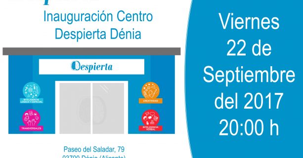 Nueva inauguración Centro Despierta Denia