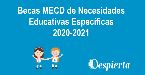 Convocatoria Becas MECD Necesidades Educativas Específicas 2020-2021